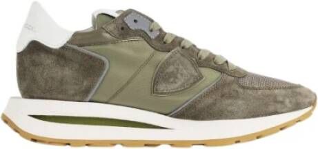 Philippe Model Khaki Green Tropez Sneakers Green Dames