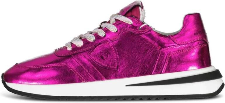 Philippe Model Kleurrijke sportieve sneakers Purple Dames