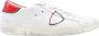 Philippe Model Lage Blanc Rood Sneakers White Heren - Thumbnail 1