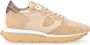 Philippe Model Lage Dames Sneakers Tropez Haute Brown Dames - Thumbnail 1