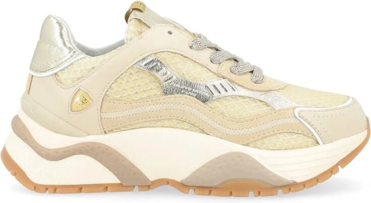 Philippe Model Lage Dames Sneakers Zwart Beige Dames