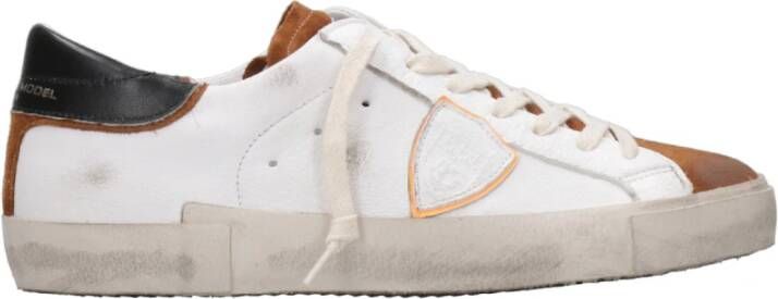 Philippe Model Lage Gedragen Sneakers White Heren