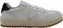 Philippe Model Lage Leren Sneakers met Geperforeerde Neus White Heren - Thumbnail 1