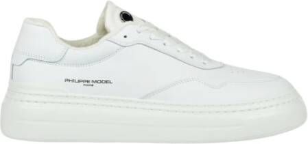 Philippe Model Etienne Veau Eigentijdse Minimalistische Sneaker Wit Heren