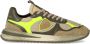 Philippe Model Lage Neon Militair Groene Sneaker Green Heren - Thumbnail 1