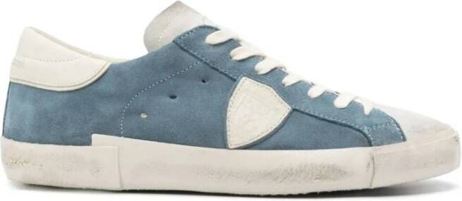 Philippe Model Lage Sneakers Blue Heren