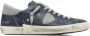 Philippe Model Lage Sneakers met Vernielde Details Blue Heren - Thumbnail 8