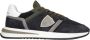 Philippe Model Sneakers Heren Lage sneakers Herenschoenen Canvas Tropez 2.1 fluor Zwart combi - Thumbnail 1