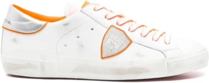 Philippe Model Lage Sneakers voor Mannen White Heren