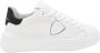 Philippe Model Lage Tempel Sneakers in Wit Zwart White Dames - Thumbnail 1