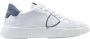 Philippe Model Lage Tempel Suède Sneakers in Wit White Heren - Thumbnail 1