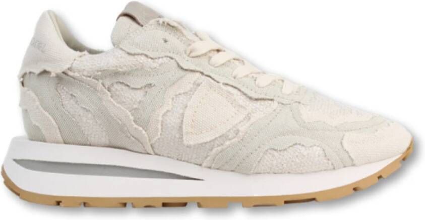 Philippe Model Lage Top Sneakers in Tropez Stijl Beige Dames