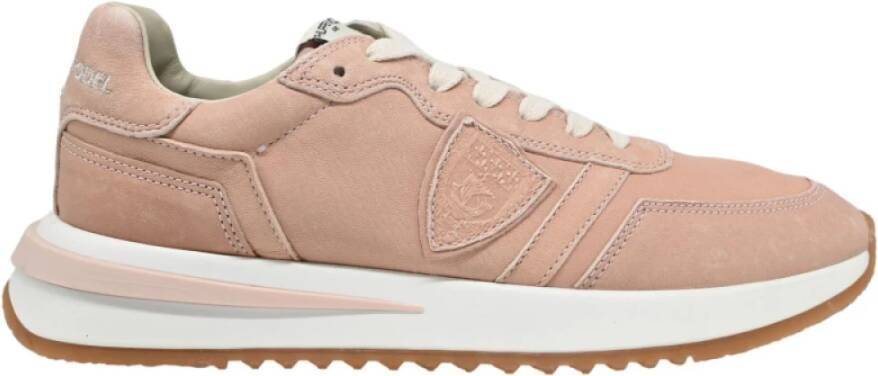 Philippe Model Lage Top Sneakers in West Rose Pink Dames