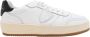 Philippe Model Lage Top Sneakers in Wit en Zwart White Heren - Thumbnail 1