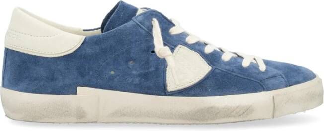 Philippe Model Lage Top Sneakers in Zwart Blue Heren