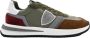 Philippe Model Lage Top Sneakers Tropez 2.1 Bruin Green Heren - Thumbnail 1