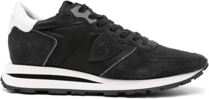 Philippe Model Lage Top Zwarte Sneakers Mondial Black Heren