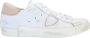 Philippe Model Lage Vrouw Broderie Sneakers Wit Roze White Dames - Thumbnail 1