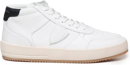 Philippe Model Leren sneakers met siernagel White Heren