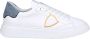 Philippe Model Witte lage sneakers met bovenwerk van kalfsleer White Heren - Thumbnail 6