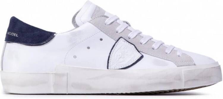 Philippe Model Sneakers met vintage-geïnspireerd ontwerp White