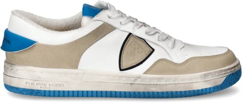 Philippe Model Lyon Basketbalschoen White Heren