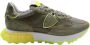 Philippe Model Militaire Fluo Lage Top Sneakers Green Heren - Thumbnail 1