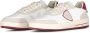 Philippe Model Vintage Basketbal Geïnspireerde Sneakers Wit Bordeaux White Heren - Thumbnail 2