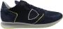 Philippe Model Mondial Blue Yellow Sneakers Black Heren - Thumbnail 1