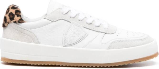 Philippe Model Stijlvolle Lage Sneakers voor Vrouwen White Dames