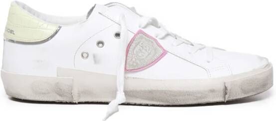 Philippe Model Multikleur Sneakers Oogdetail Logo White Dames