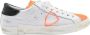 Philippe Model Neon Geborduurde Lage Top Sneakers White Heren - Thumbnail 1