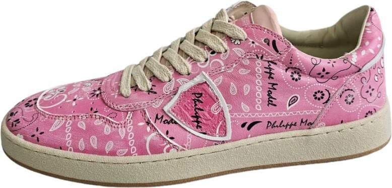 Philippe Model Paisley Low Sneaker Pink Dames