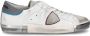 Philippe Model Paris Basket Sneakers Wit Grijs White Heren - Thumbnail 1