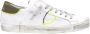 Philippe Model Witte lage top sneakers met verontrustende details White Heren - Thumbnail 1