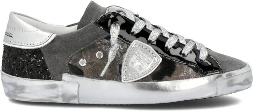 Philippe Model Paris Lage Sneakers voor Vrouwen Gray Dames