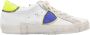 Philippe Model Paris Low Woman Neon Sneakers White Heren - Thumbnail 1