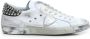 Philippe Model Straat Stijl Leren Sneakers met Metalen Accenten White - Thumbnail 2