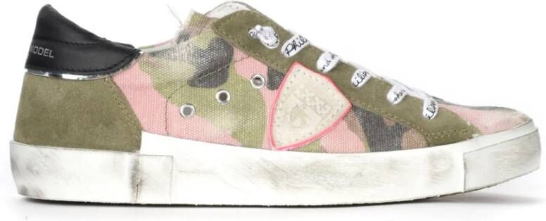 Philippe Model Prsx camouflage sneakers Groen Dames