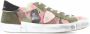 Philippe Model Sneakers Paris X With Green And Pink Camouflage Groen Dames - Thumbnail 5