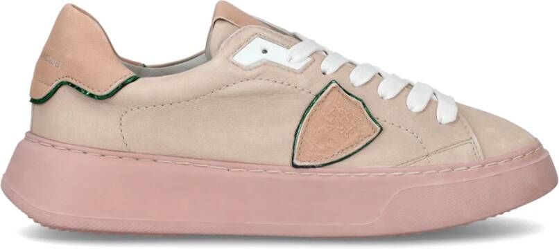 Philippe Model Roze Temple Sneaker Pink Dames