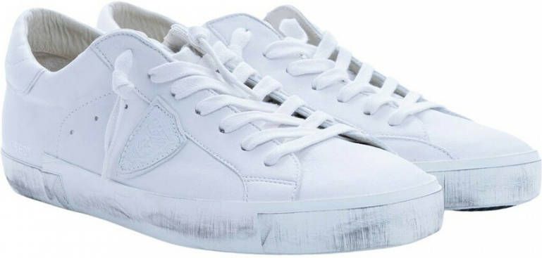 Philippe Model men's shoes leather trainers sneakers prsx Wit Heren