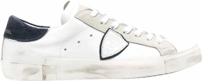 Philippe Model Sneakers met vintage-geïnspireerd ontwerp White