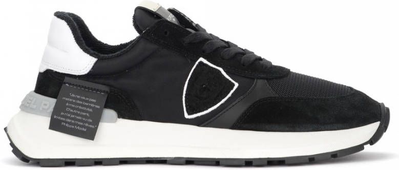 Philippe Model Zwart Wit Suede Antibes Chunky Sneakers Black Dames