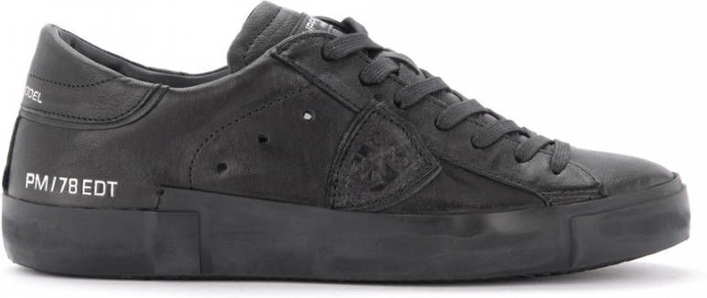 Philippe Model Stijlvolle Sneakers voor Heren Black Heren