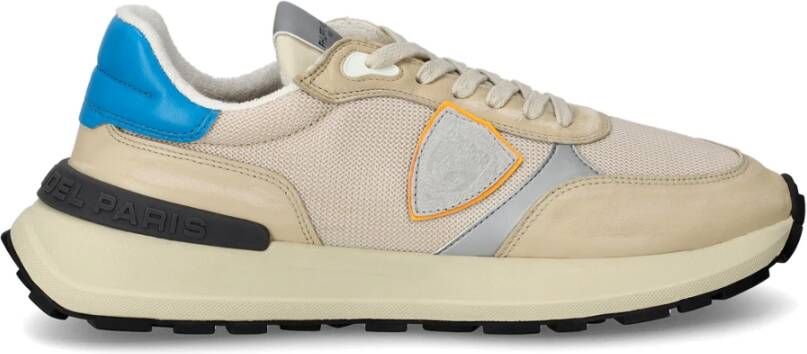 Philippe Model Beige Sneakers Regular Fit Geschikt voor alle temperaturen 50% leer 50% andere vezels Beige Heren