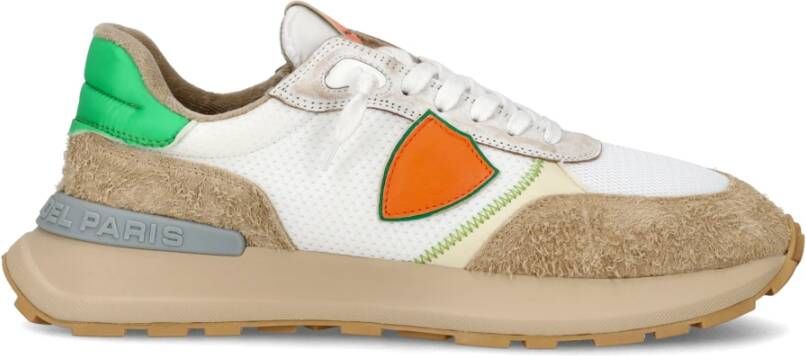 Philippe Model Antibes Sneaker Vintage Hardloopschoenen Multicolor Heren