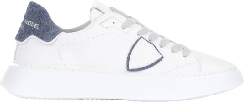 Philippe Model Temple LOW MAN Sneakers Wit Heren