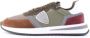 Philippe Model Heren Sneakers Paris Tylu W017 Groen Bruin Green Heren - Thumbnail 10