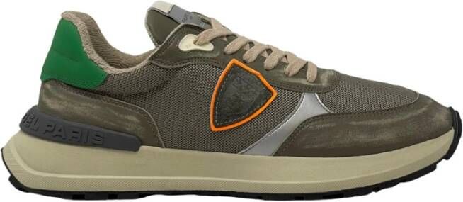 Philippe Model Heren Sneakers Atlu Wy01 Militaire Vert Groen Heren